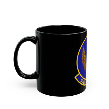 550 Fighter Squadron AETC (U.S. Air Force) Black Coffee Mug-The Sticker Space