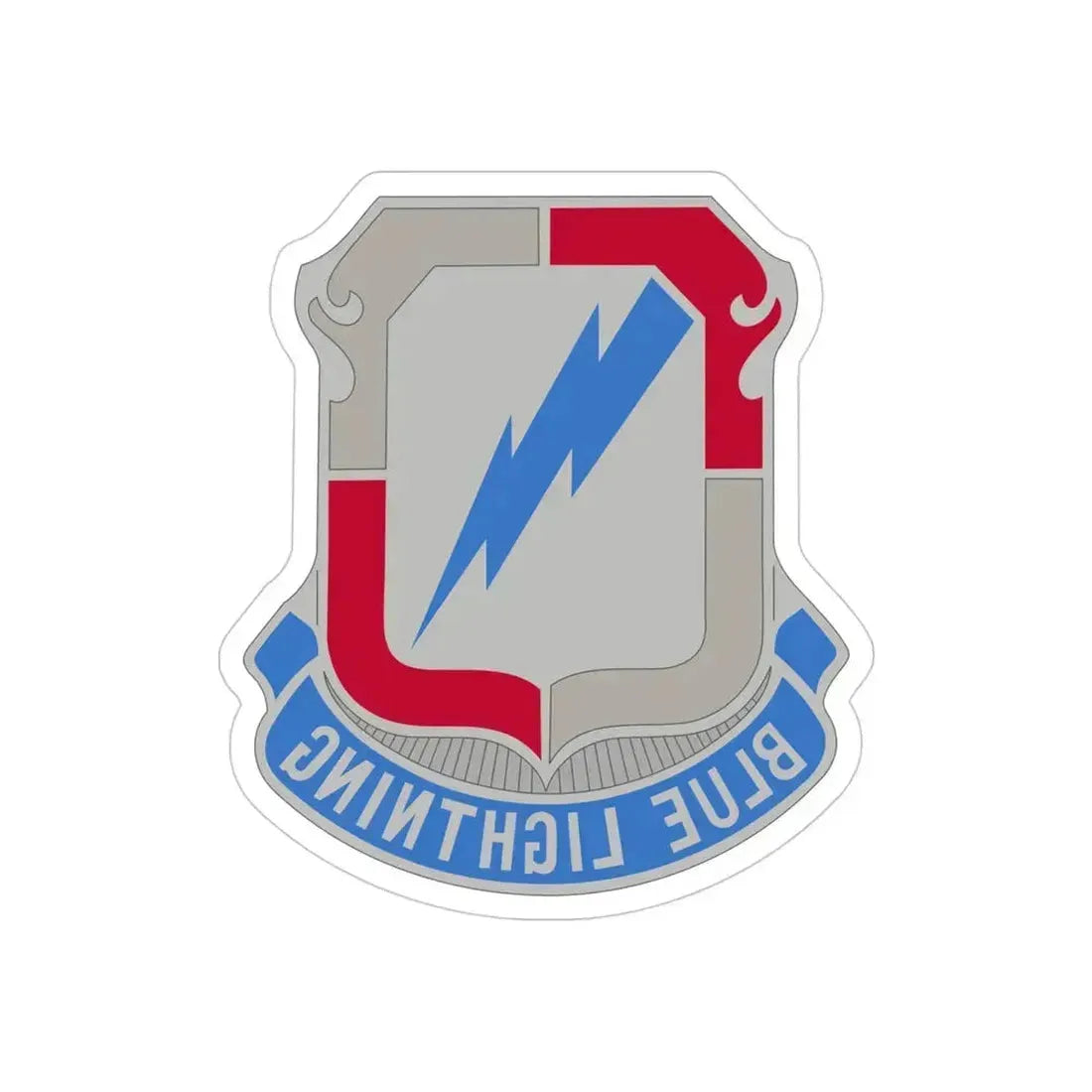 550 Military Intelligence Battalion (U.S. Army) REVERSE PRINT Transparent Die-Cut STICKER 4 Inch Die-Cut Transparent - The Sticker Space