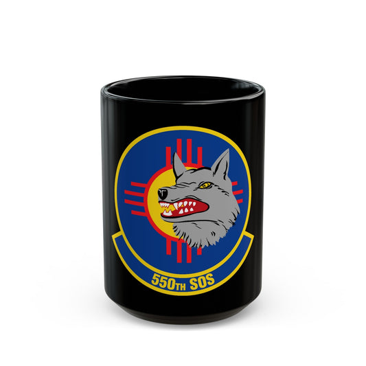 550 Special Operations Squadron AETC (U.S. Air Force) Black Coffee Mug-15oz-The Sticker Space