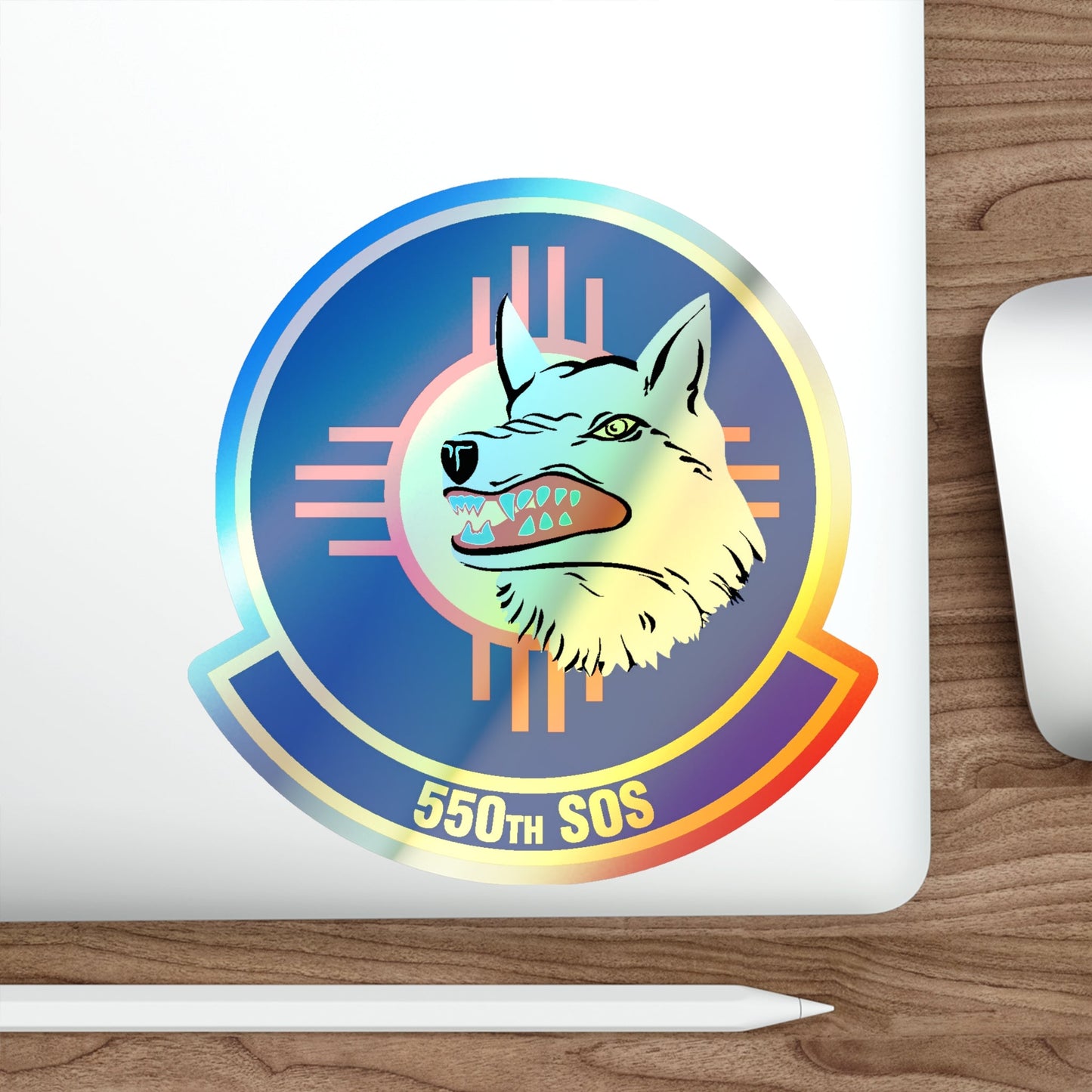 550 Special Operations Squadron AETC (U.S. Air Force) Holographic STICKER Die-Cut Vinyl Decal-The Sticker Space