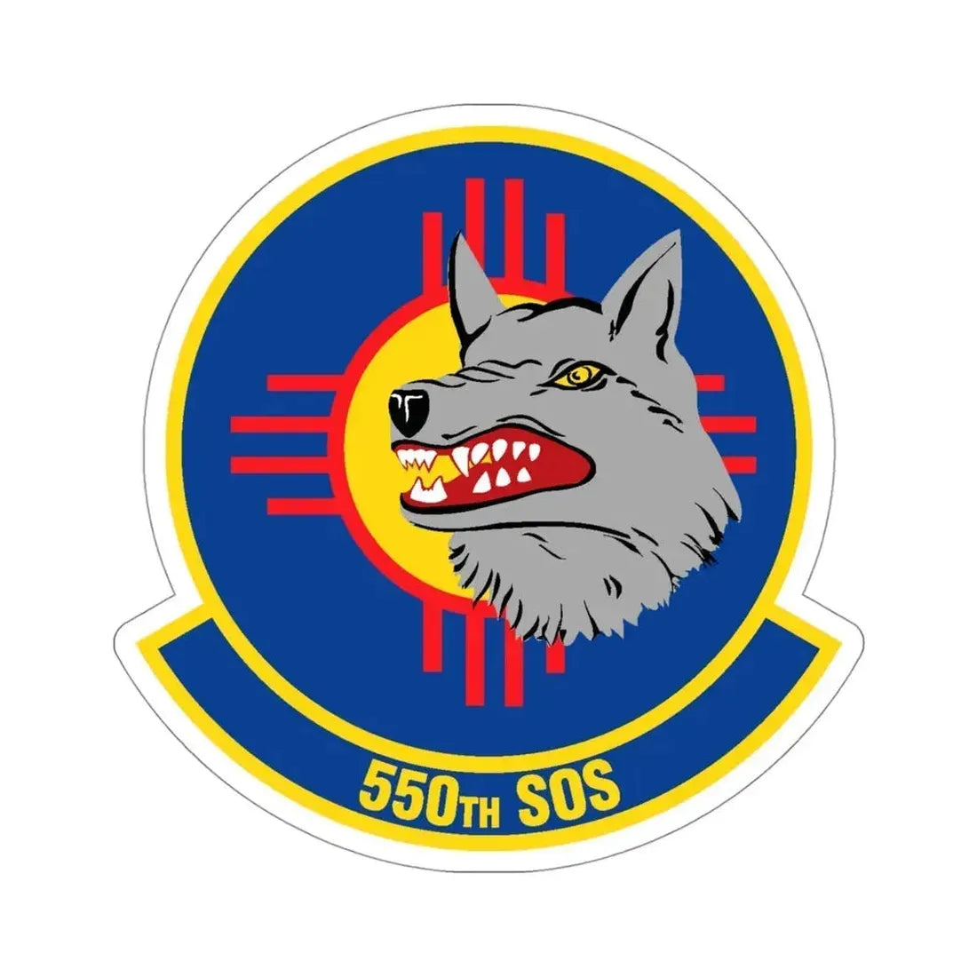 550 Special Operations Squadron AETC (U.S. Air Force) STICKER Vinyl Die-Cut Decal 4 Inch - The Sticker Space