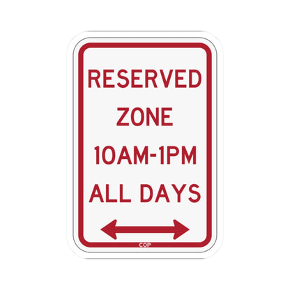 PBOT Road sign P4490AD (Oregon) (Road Sign) STICKER Vinyl Kiss-Cut Decal