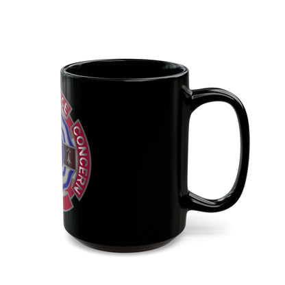 5501 US Hospital (U.S. Army) Black Coffee Mug-The Sticker Space