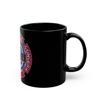 5501 US Hospital (U.S. Army) Black Coffee Mug-The Sticker Space