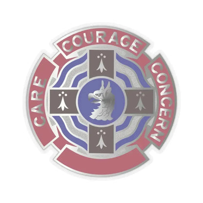 5501 US Hospital (U.S. Army) STICKER Vinyl Kiss-Cut Decal 3 Inch Transparent - The Sticker Space