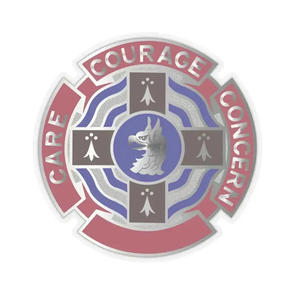 5501 US Hospital (U.S. Army) STICKER Vinyl Kiss-Cut Decal 6 Inch Transparent - The Sticker Space