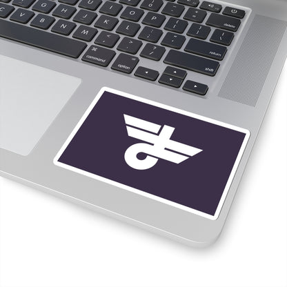 Flag of Masaki Ehime (Japan) STICKER Vinyl Kiss-Cut Decal