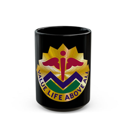 5502 US Hospital (U.S. Army) Black Coffee Mug-15oz-The Sticker Space