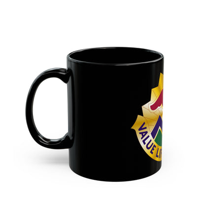 5502 US Hospital (U.S. Army) Black Coffee Mug-The Sticker Space