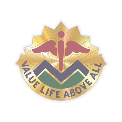 5502 US Hospital (U.S. Army) STICKER Vinyl Kiss-Cut Decal 6 Inch Transparent - The Sticker Space