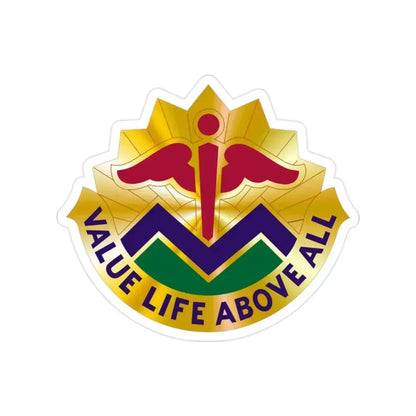 5502 US Hospital (U.S. Army) Transparent STICKER Die-Cut Vinyl Decal 2 Inch - The Sticker Space