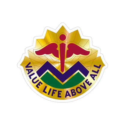 5502 US Hospital (U.S. Army) Transparent STICKER Die-Cut Vinyl Decal 6 Inch - The Sticker Space