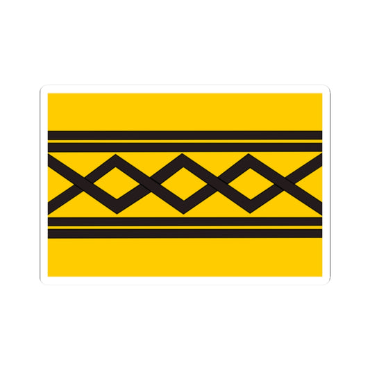 Flag of the West Midlands County (England) STICKER Vinyl Kiss-Cut Decal
