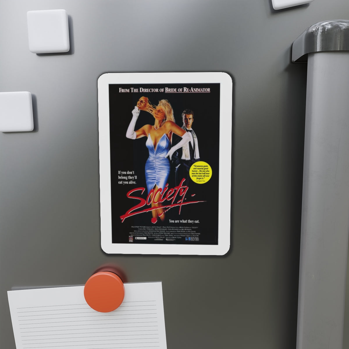 SOCIETY 1989 Movie Poster - Refrigerator Magnet-The Sticker Space