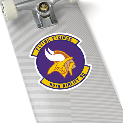 96th Airlift Squadron (U.S. Air Force) STICKER Vinyl Kiss-Cut Decal