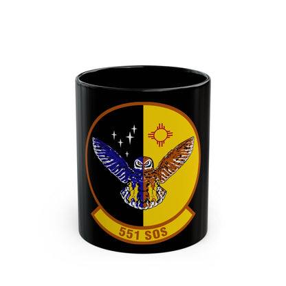 551 Special Operations Squadron (U.S. Air Force) Black Coffee Mug-11oz-The Sticker Space