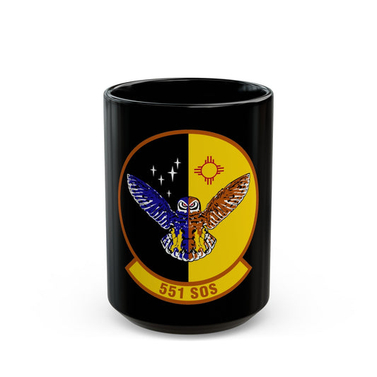 551 Special Operations Squadron (U.S. Air Force) Black Coffee Mug-15oz-The Sticker Space