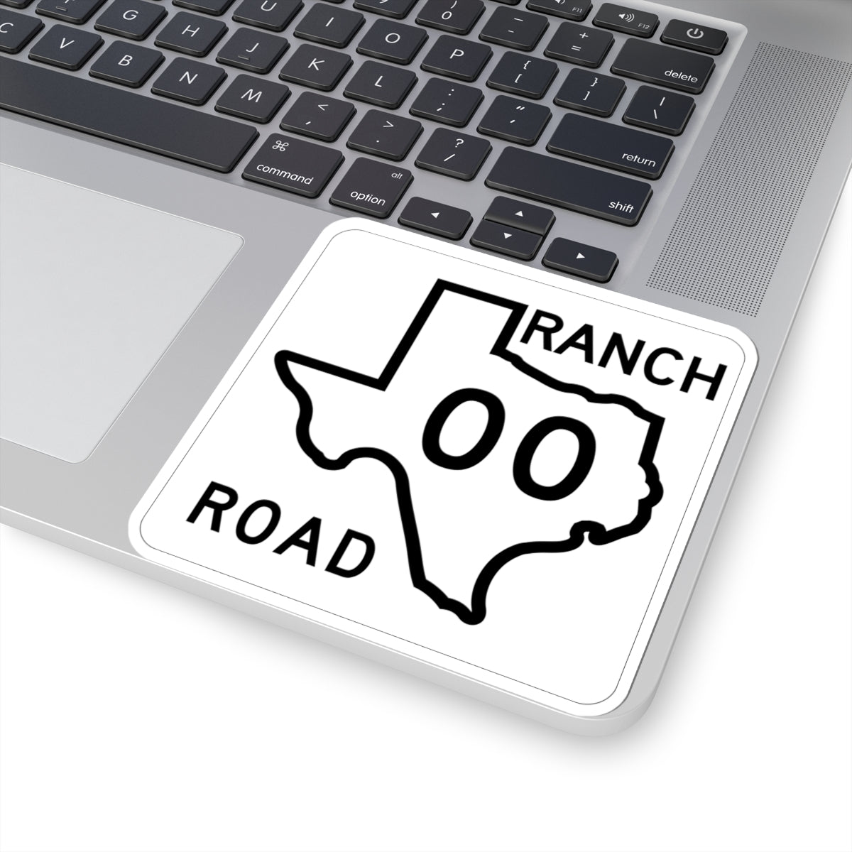 Texas RM 00 1956 template (Texas) (Road Sign) STICKER Vinyl Kiss-Cut Decal