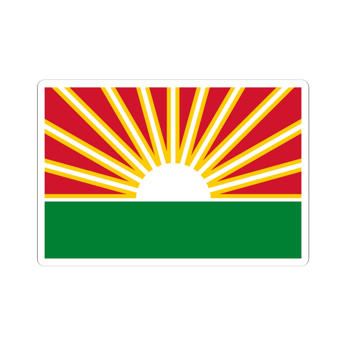 Flag of Lara State (Venezuela) STICKER Vinyl Kiss-Cut Decal