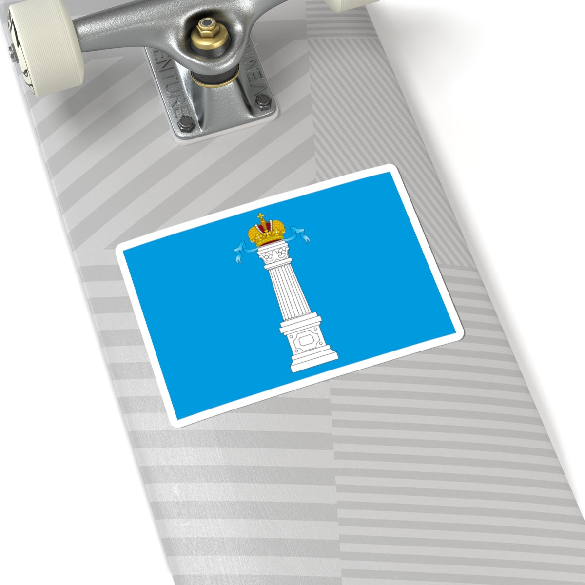Flag of Ulyanovsk Oblast (Russia) STICKER Vinyl Kiss-Cut Decal
