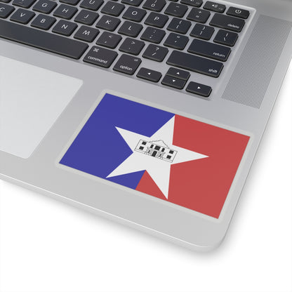 Flag of San Antonio, Texas - STICKER Vinyl Kiss-Cut Decal