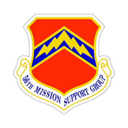 56th Mission Support Group (U.S. Air Force) STICKER Vinyl Kiss-Cut Decal-4" × 4"-White-The Sticker Space