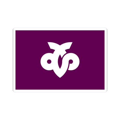 Flag of Mutsu Aomori (Japan) STICKER Vinyl Kiss-Cut Decal