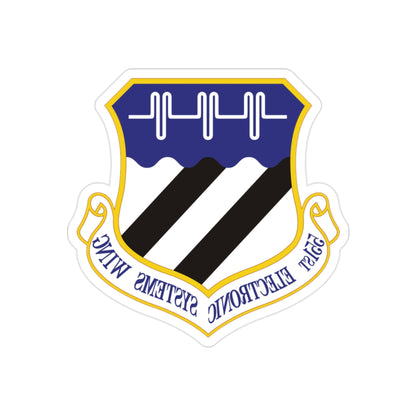 551st Electronic Systems Wing (U.S. Air Force) REVERSE PRINT Transparent STICKER-2" × 2"-The Sticker Space