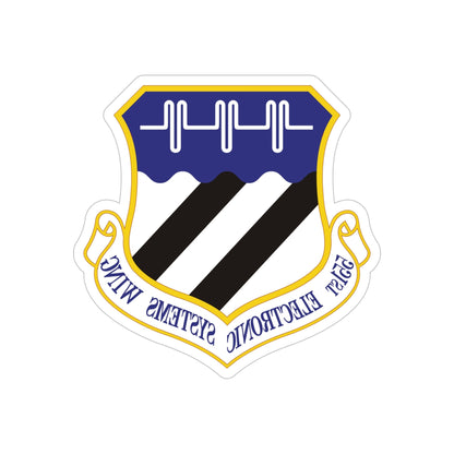 551st Electronic Systems Wing (U.S. Air Force) REVERSE PRINT Transparent STICKER-5" × 5"-The Sticker Space