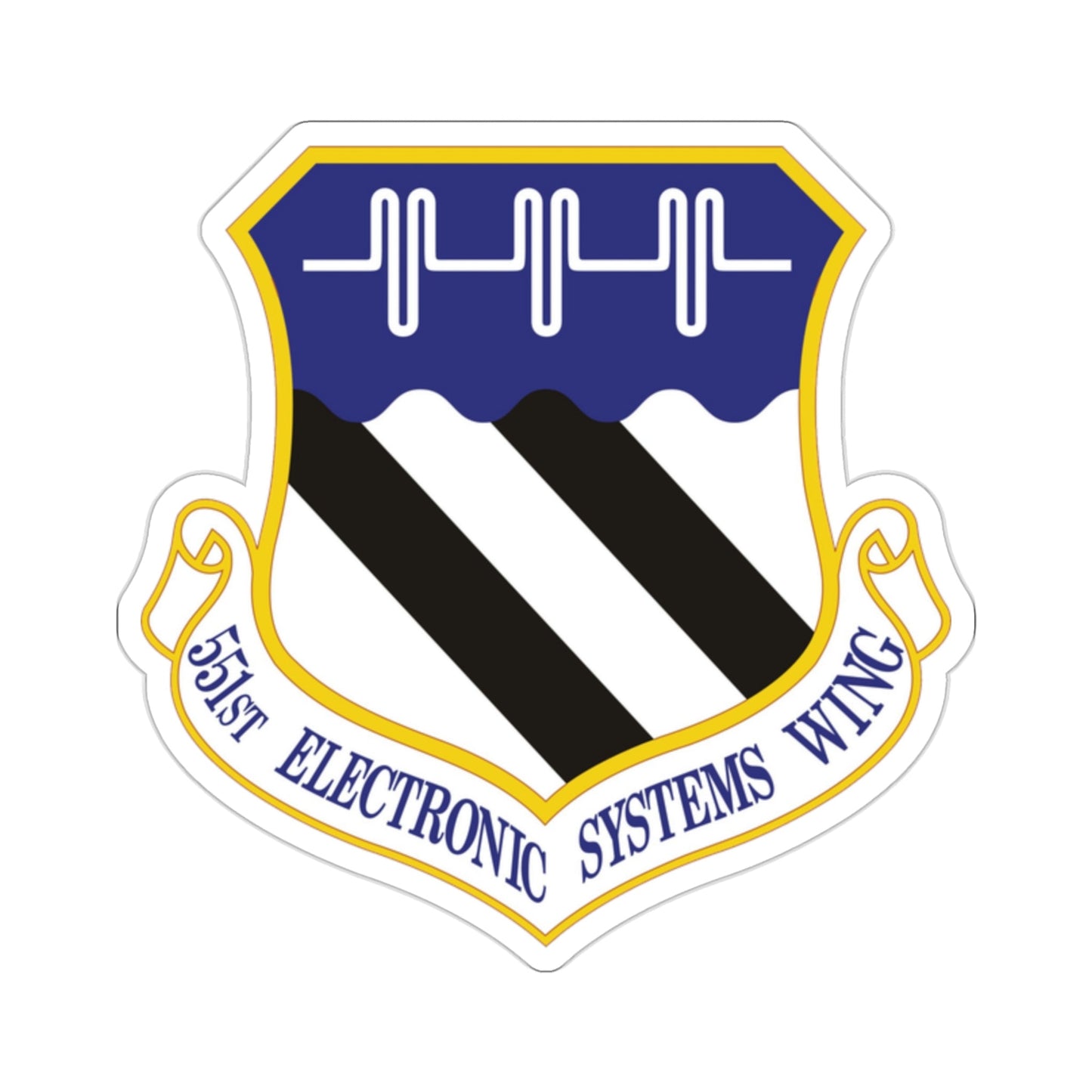551st Electronic Systems Wing (U.S. Air Force) STICKER Vinyl Die-Cut Decal-2 Inch-The Sticker Space