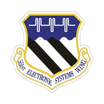 551st Electronic Systems Wing (U.S. Air Force) STICKER Vinyl Die-Cut Decal-5 Inch-The Sticker Space