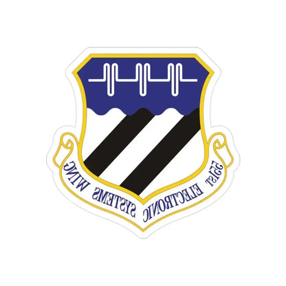 551st Electronic Systems Wing (U.S. Air Force) REVERSE PRINT Transparent Die-Cut STICKER 2 Inch Die-Cut Transparent - The Sticker Space