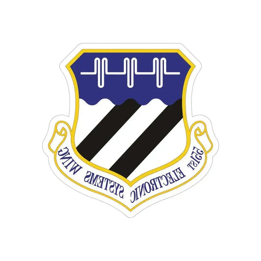 551st Electronic Systems Wing (U.S. Air Force) REVERSE PRINT Transparent Die-Cut STICKER 6 Inch Die-Cut Transparent - The Sticker Space