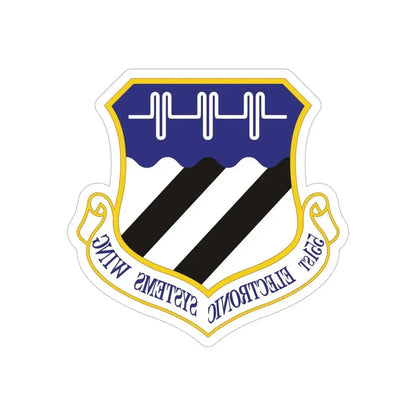 551st Electronic Systems Wing (U.S. Air Force) REVERSE PRINT Transparent Die-Cut STICKER - The Sticker Space
