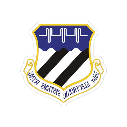 551st Electronic Systems Wing (U.S. Air Force) REVERSE PRINT Transparent Die-Cut STICKER - The Sticker Space