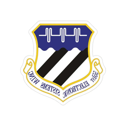 551st Electronic Systems Wing (U.S. Air Force) REVERSE PRINT Transparent Die-Cut STICKER - The Sticker Space