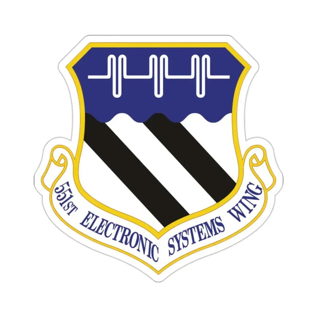 551st Electronic Systems Wing (U.S. Air Force) STICKER Vinyl Die-Cut Decal 2 Inch - The Sticker Space