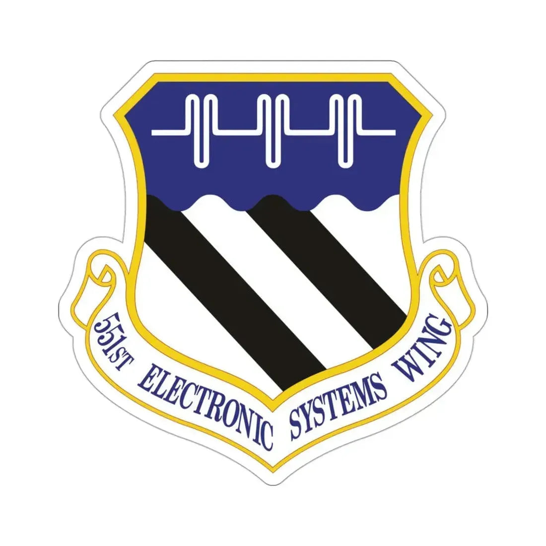 551st Electronic Systems Wing (U.S. Air Force) STICKER Vinyl Die-Cut Decal 3 Inch - The Sticker Space