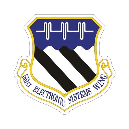 551st Electronic Systems Wing (U.S. Air Force) STICKER Vinyl Die-Cut Decal 6 Inch - The Sticker Space