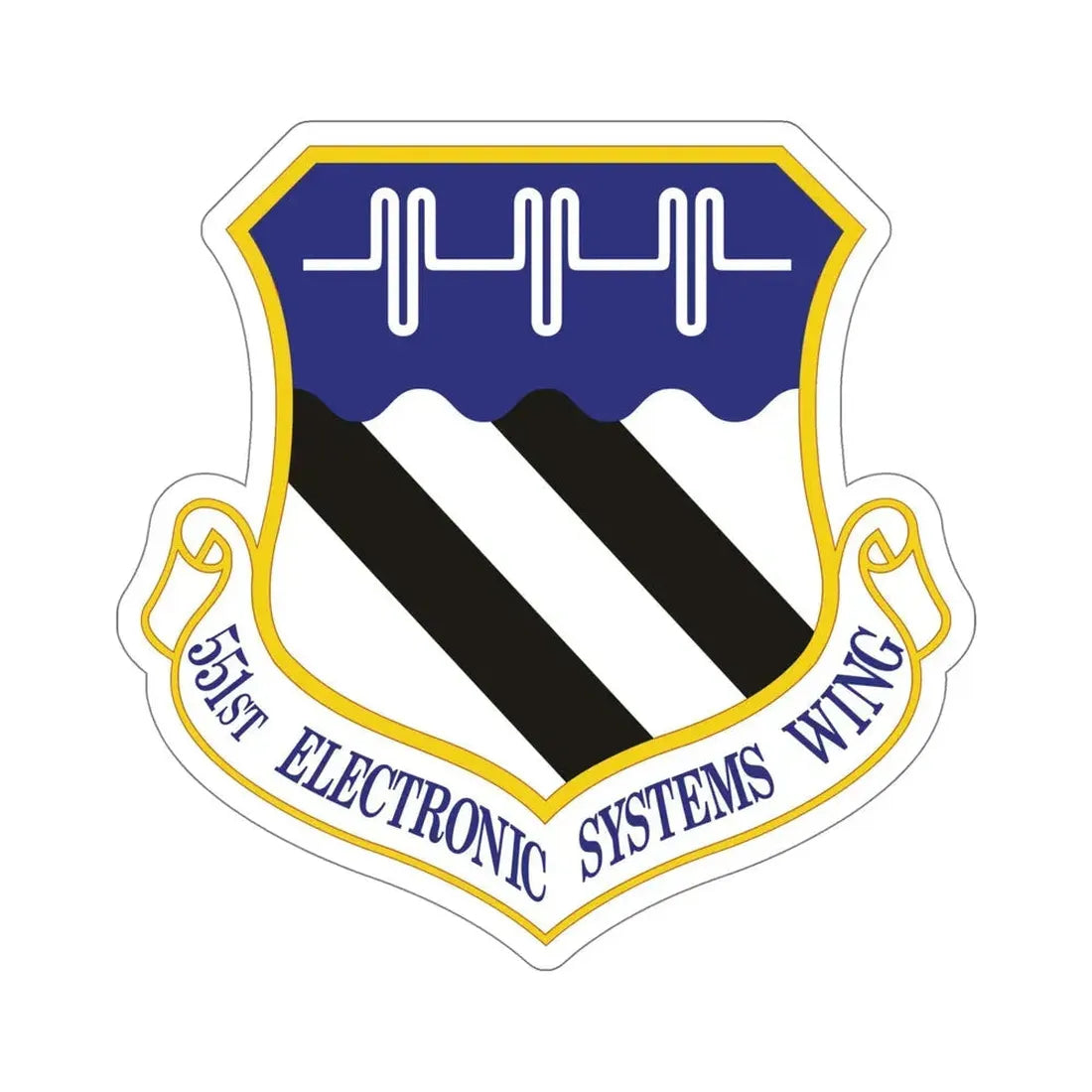 551st Electronic Systems Wing (U.S. Air Force) STICKER Vinyl Die-Cut Decal - The Sticker Space