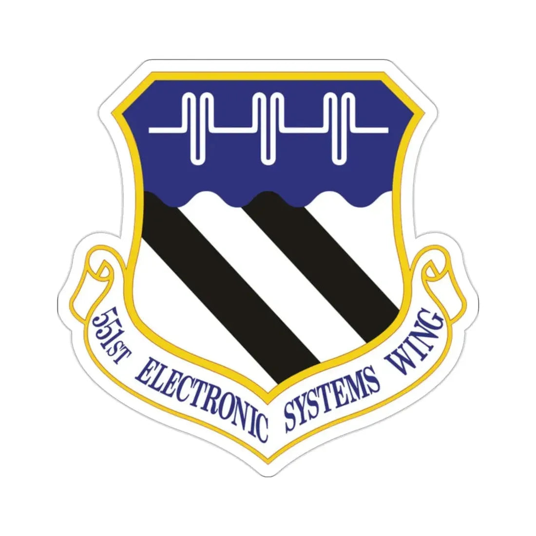 551st Electronic Systems Wing (U.S. Air Force) STICKER Vinyl Die-Cut Decal - The Sticker Space