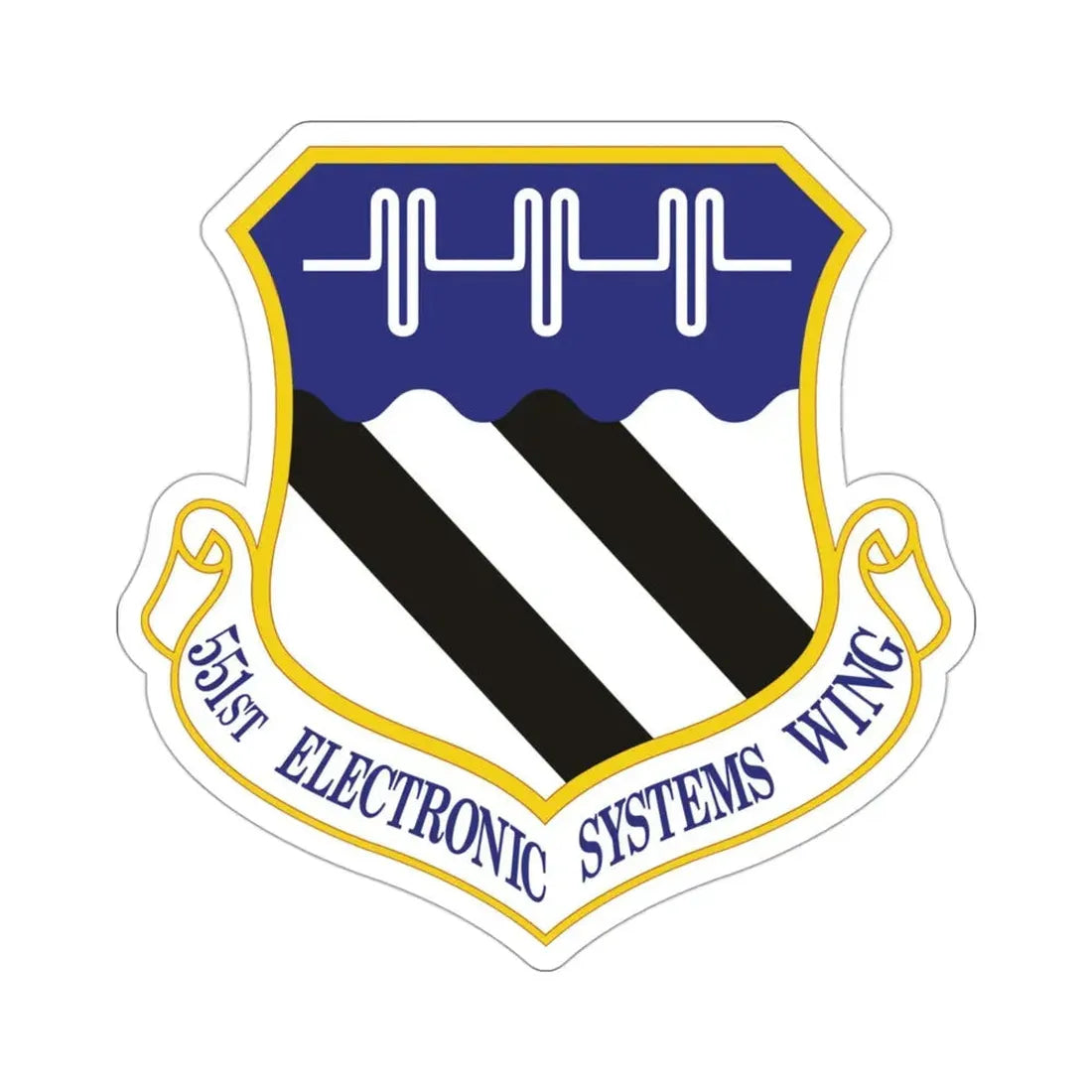 551st Electronic Systems Wing (U.S. Air Force) STICKER Vinyl Die-Cut Decal - The Sticker Space