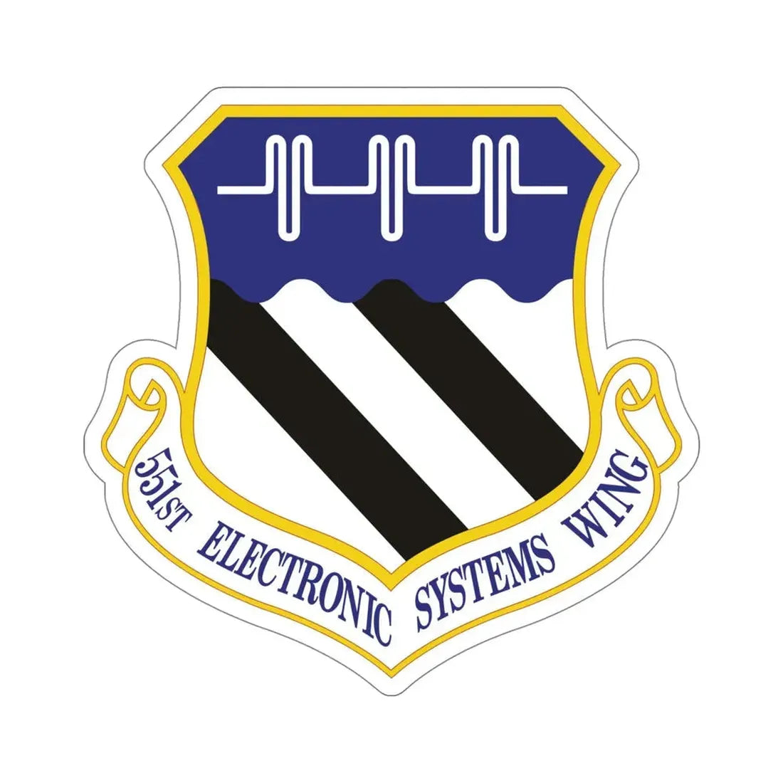 551st Electronic Systems Wing (U.S. Air Force) STICKER Vinyl Die-Cut Decal - The Sticker Space