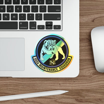 552 Maintenance Squadron ACC (U.S. Air Force) Holographic STICKER Die-Cut Vinyl Decal-The Sticker Space