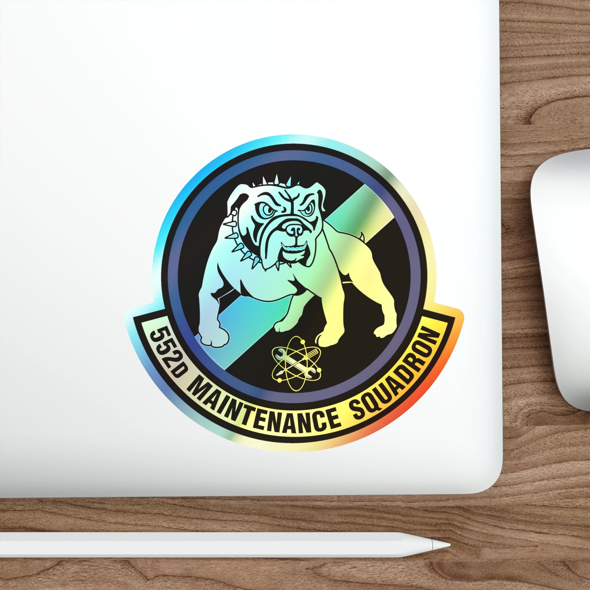 552 Maintenance Squadron ACC (U.S. Air Force) Holographic STICKER Die-Cut Vinyl Decal-The Sticker Space