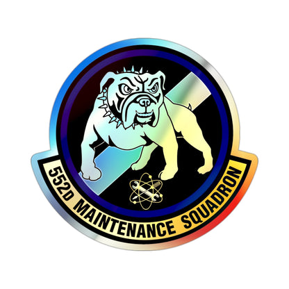 552 Maintenance Squadron ACC (U.S. Air Force) Holographic STICKER Die-Cut Vinyl Decal-2 Inch-The Sticker Space