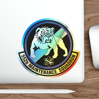 552 Maintenance Squadron ACC (U.S. Air Force) Holographic STICKER Die-Cut Vinyl Decal-The Sticker Space