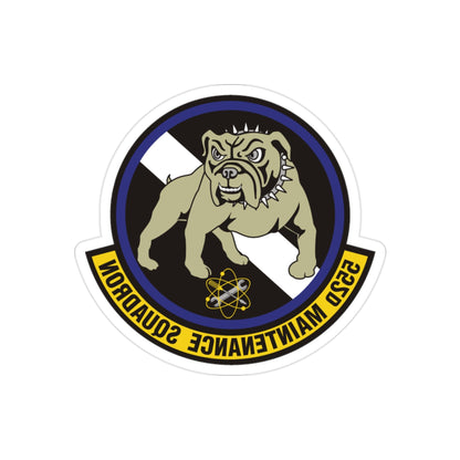 552 Maintenance Squadron ACC (U.S. Air Force) REVERSE PRINT Transparent STICKER-2" × 2"-The Sticker Space