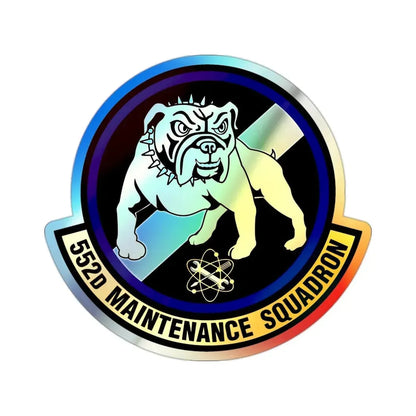 552 Maintenance Squadron ACC (U.S. Air Force) Holographic STICKER Die-Cut Vinyl Decal - The Sticker Space