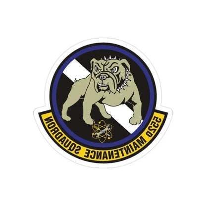 552 Maintenance Squadron ACC (U.S. Air Force) REVERSE PRINT Transparent Die-Cut STICKER 2 Inch Die-Cut Transparent - The Sticker Space